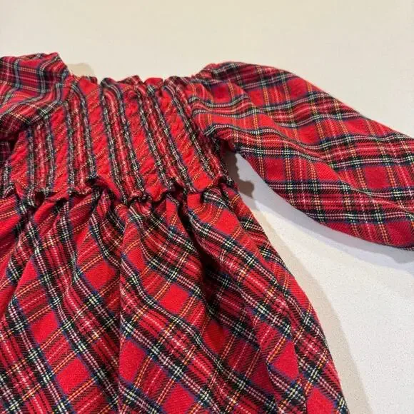 Rare Editions Toddler Girl 2T Red Plaid Holiday Dress - Picture 2 of 5